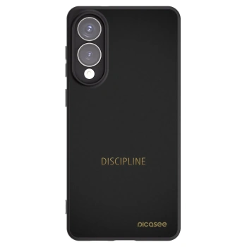 Picasee silikonowe czarne etui na Samsung Galaxy S25 Edge 5G - Discipline
