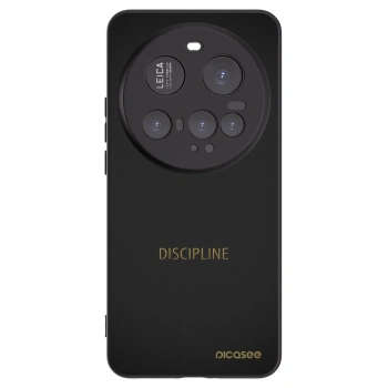 Picasee silikonowe czarne etui na Xiaomi 15 Ultra - Discipline