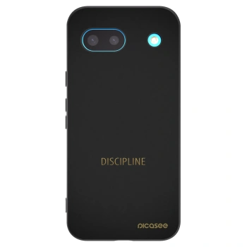 Picasee silikonowe czarne etui na Google Pixel 8 - Discipline