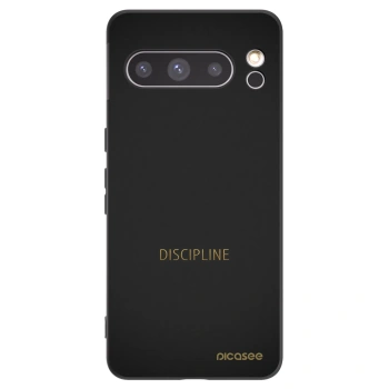 Picasee silikonowe czarne etui na Google Pixel 8 Pro - Discipline