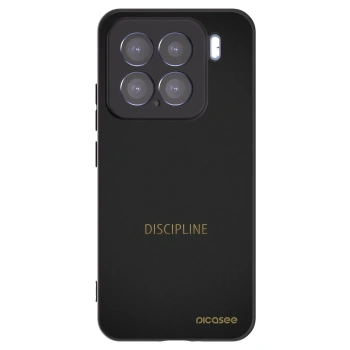 Picasee silikonowe czarne etui na Xiaomi 15 - Discipline