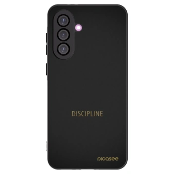 Picasee silikonowe czarne etui na Samsung Galaxy A56 5G A566B - Discipline