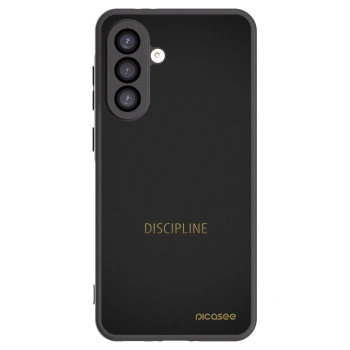 Picasee silikonowe czarne etui na Samsung Galaxy A26 5G A266B - Discipline