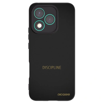 Picasee silikonowe czarne etui na Honor 400 Lite 5G - Discipline