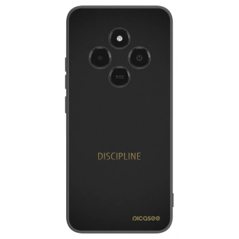 Picasee silikonowe czarne etui na Xiaomi Poco C75 - Discipline