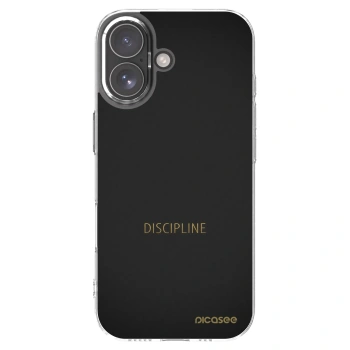 Picasee silikonowe przeźroczyste etui na Apple iPhone 17 - Discipline