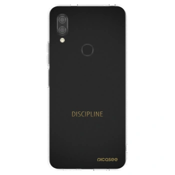 Picasee silikonowe przeźroczyste etui na Xiaomi Redmi 7 - Discipline