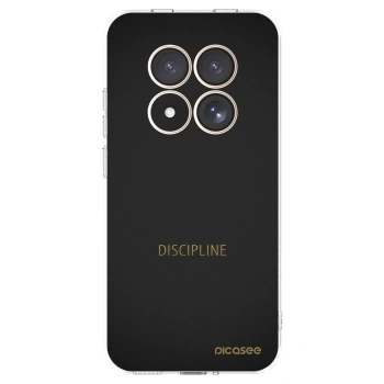 Picasee silikonowe przeźroczyste etui na Xiaomi Redmi Note 15 Pro 4G - Discipline