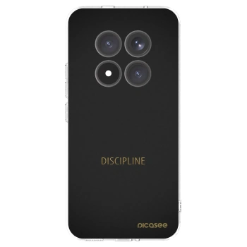 Picasee silikonowe przeźroczyste etui na Xiaomi Redmi Note 15 Pro+ - Discipline