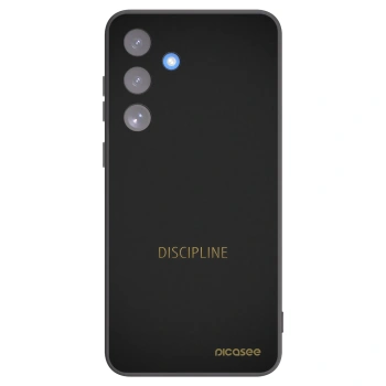 Picasee silikonowe czarne etui na Samsung Galaxy S25 FE 5G - Discipline