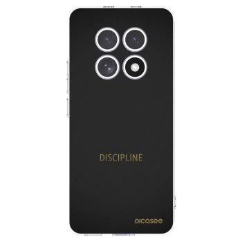 Picasee silikonowe przeźroczyste etui na Xiaomi Redmi Note 15 4G - Discipline