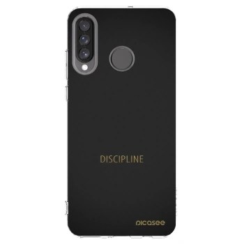 Picasee silikonowe przeźroczyste etui na Huawei P30 Lite - Discipline