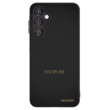Picasee silikonowe czarne etui na Samsung Galaxy A16 4G - Discipline