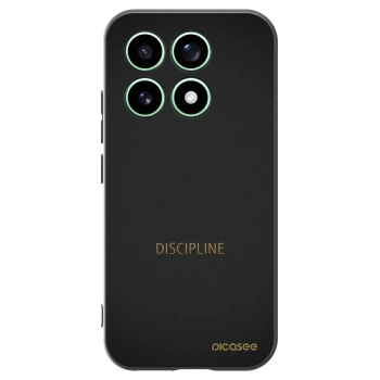 Picasee silikonowe czarne etui na Xiaomi 17 - Discipline