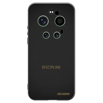 Picasee silikonowe czarne etui na Xiaomi 17 Ultra - Discipline