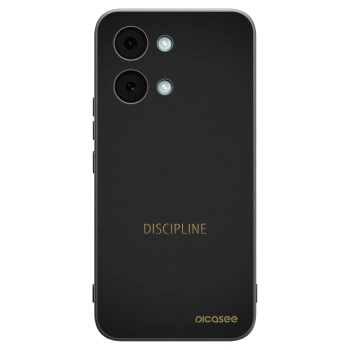 Picasee silikonowe czarne etui na Xiaomi Poco X8 Pro Max - Discipline