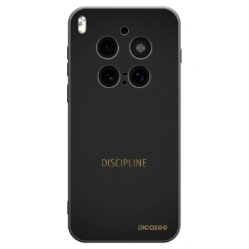 Picasee silikonowe czarne etui na Vivo X300 Pro - Discipline
