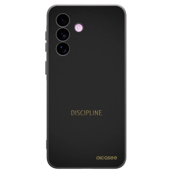 Picasee silikonowe czarne etui na Samsung Galaxy A57 5G - Discipline