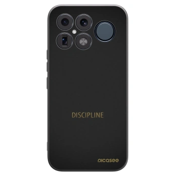 Picasee silikonowe czarne etui na Xiaomi Poco F8 Ultra - Discipline
