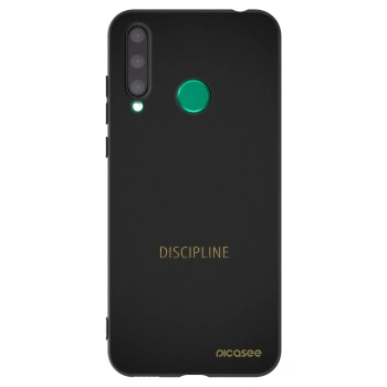 Picasee silikonowe czarne etui na Honor 20 Lite - Discipline