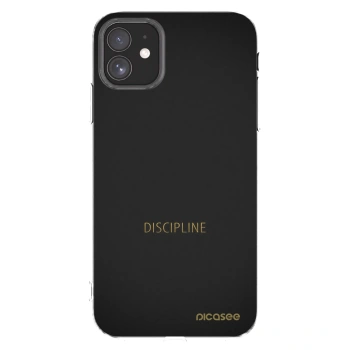 Picasee silikonowe przeźroczyste etui na Apple iPhone 11 - Discipline