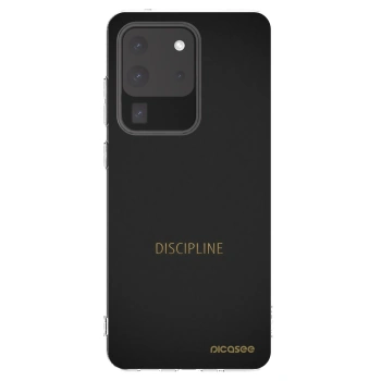 Picasee silikonowe przeźroczyste etui na Samsung Galaxy S20 Ultra 5G G988F - Discipline