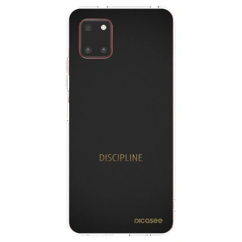 Picasee silikonowe przeźroczyste etui na Samsung Galaxy Note 10 Lite N770F - Discipline