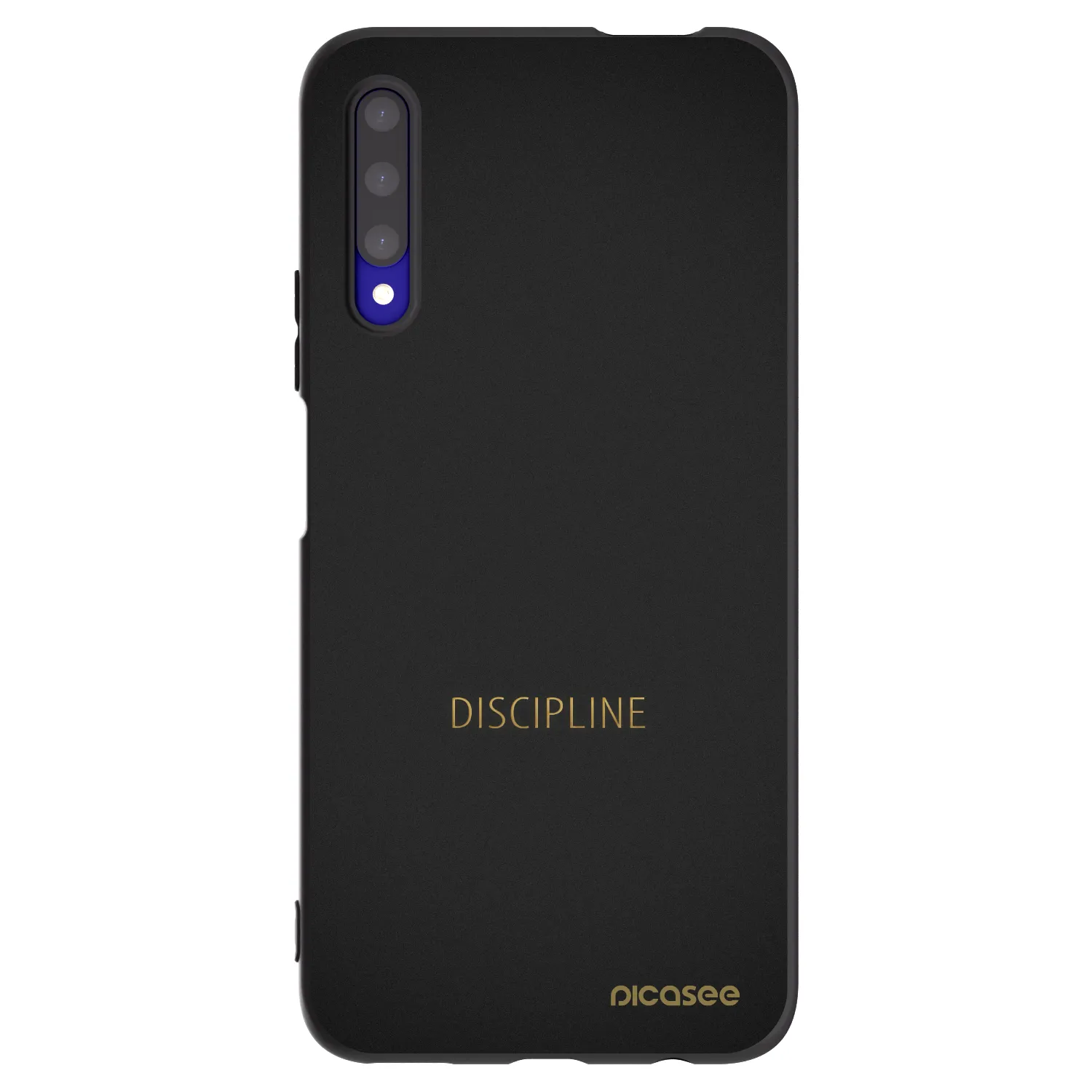 Picasee silikonowe czarne etui na Honor 9X Pro - Discipline