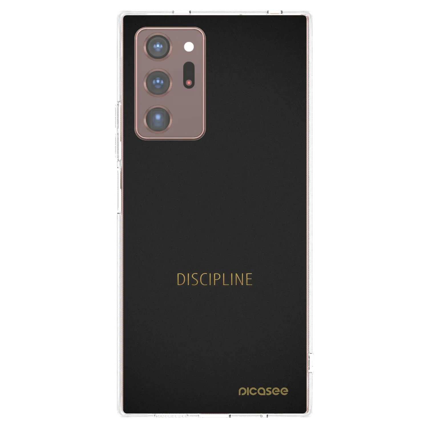 Picasee silikonowe przeźroczyste etui na Samsung Galaxy Note 20 Ultra - Discipline