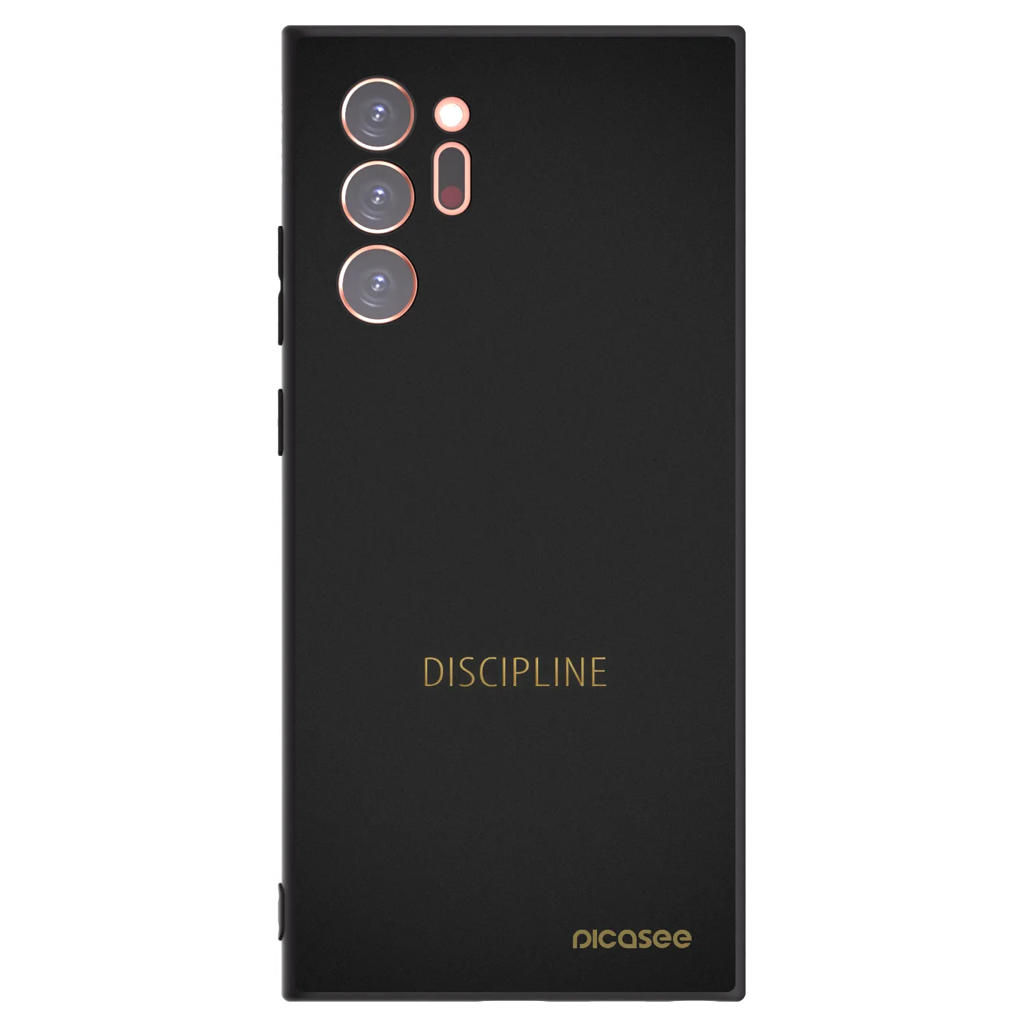 Picasee silikonowe czarne etui na Samsung Galaxy Note 20 Ultra - Discipline