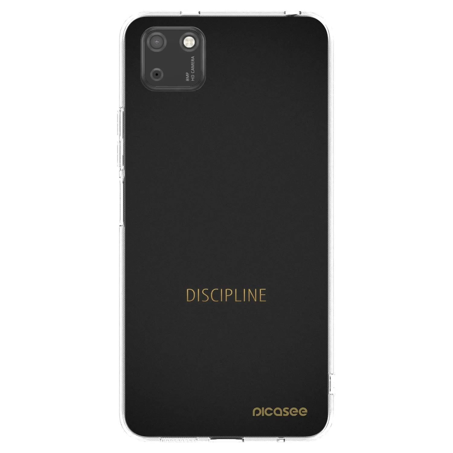 Picasee silikonowe przeźroczyste etui na Huawei Y5P - Discipline