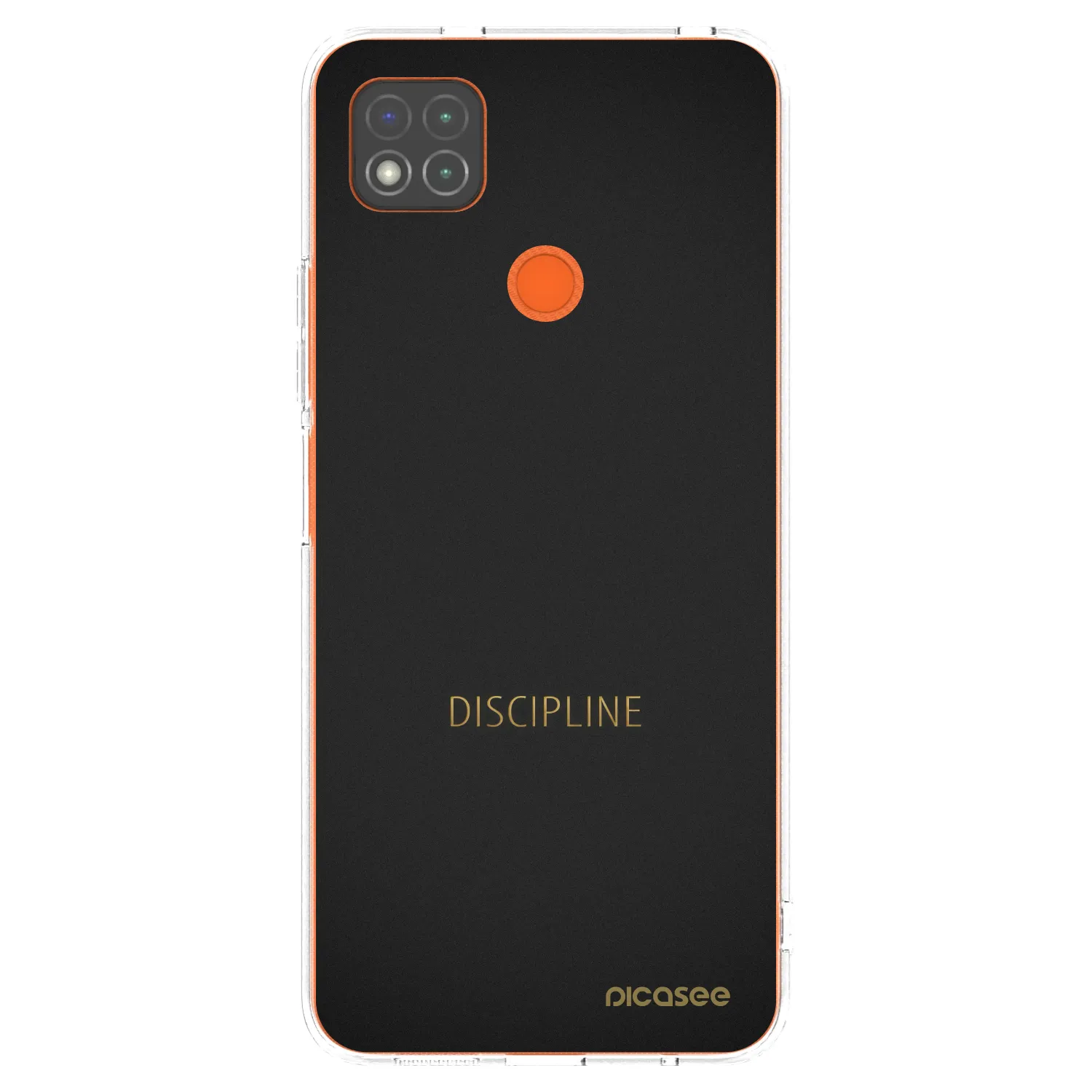 Picasee silikonowe przeźroczyste etui na Xiaomi Redmi 9C - Discipline