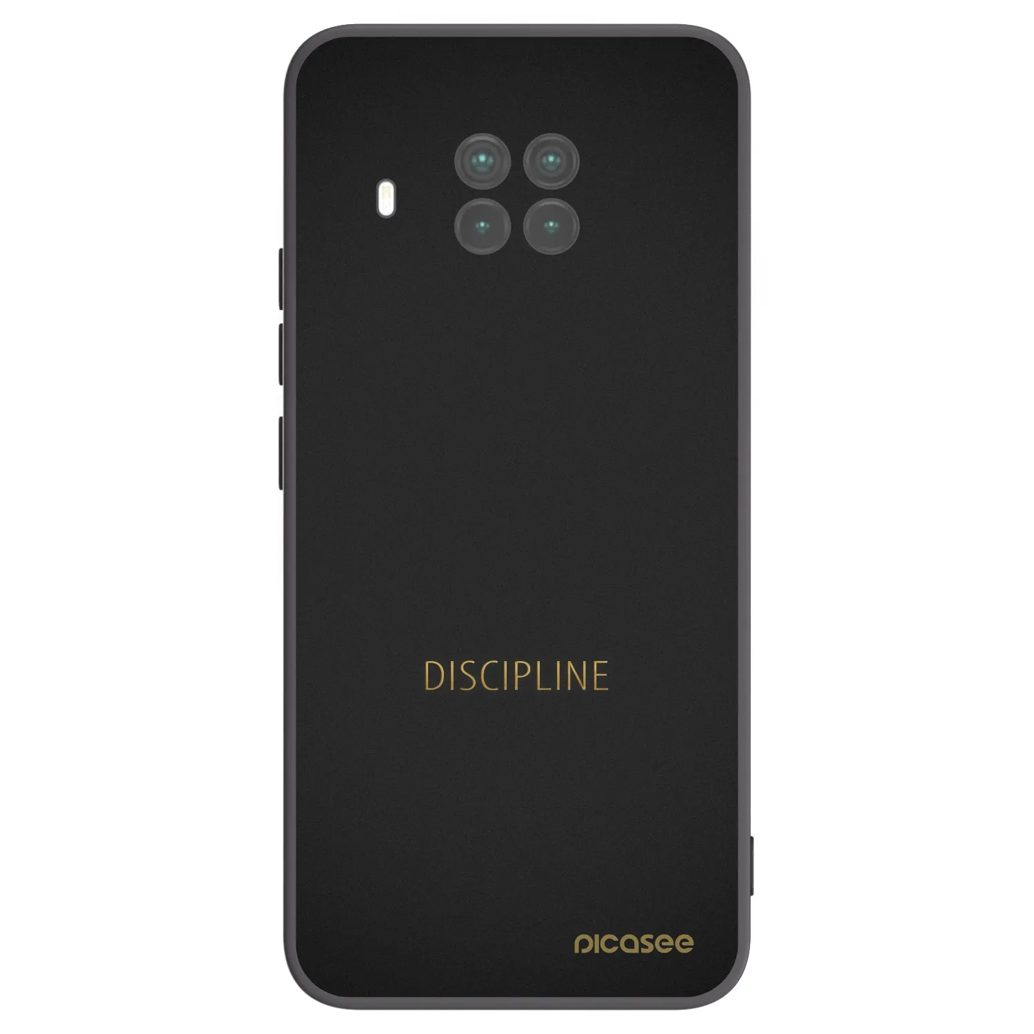 Picasee silikonowe czarne etui na Xiaomi Mi 10T Lite - Discipline