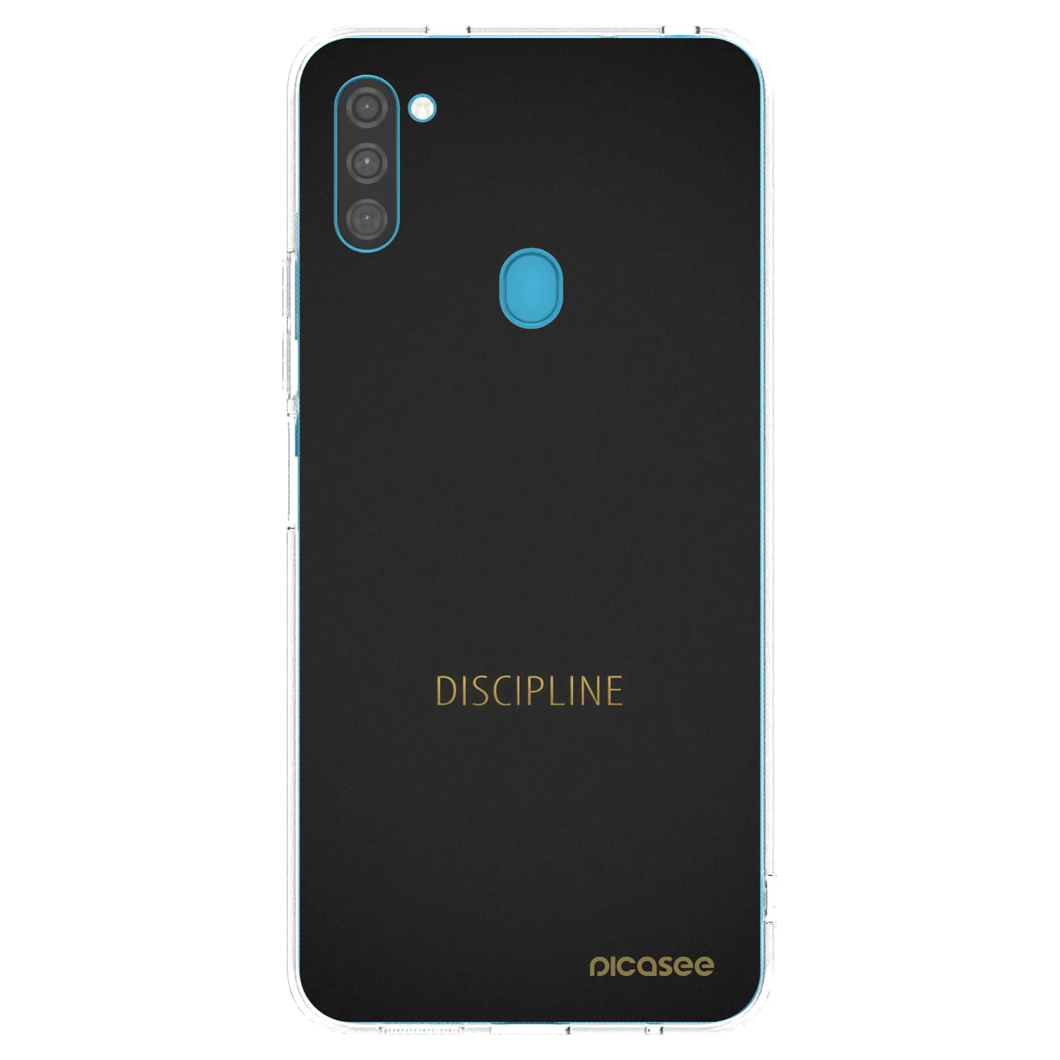 Picasee silikonowe przeźroczyste etui na Samsung Galaxy M11 - Discipline