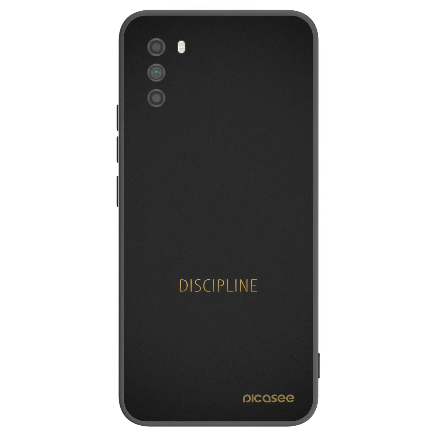 Picasee silikonowe czarne etui na Xiaomi Poco M3 - Discipline