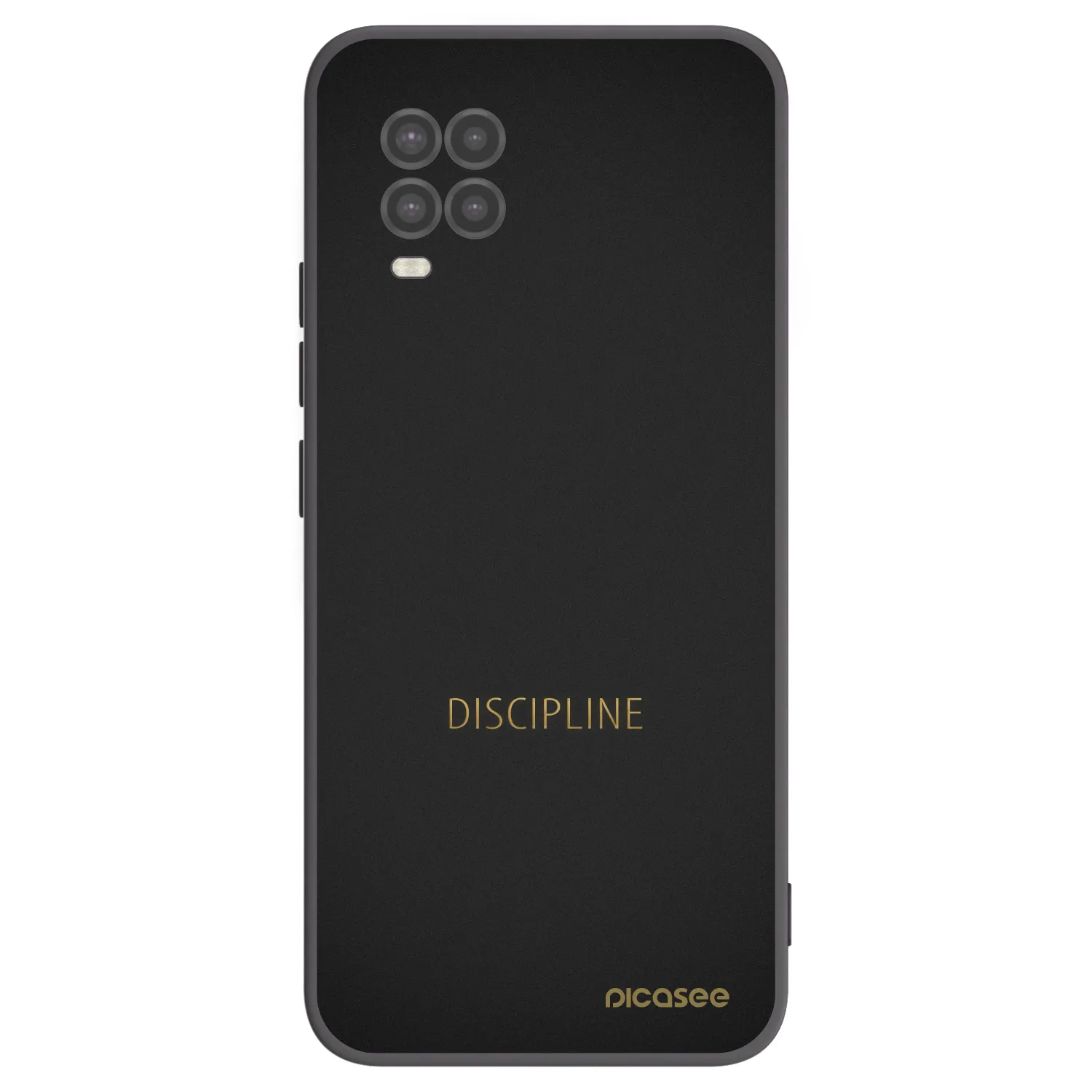 Picasee silikonowe czarne etui na Xiaomi Mi 10 Lite - Discipline