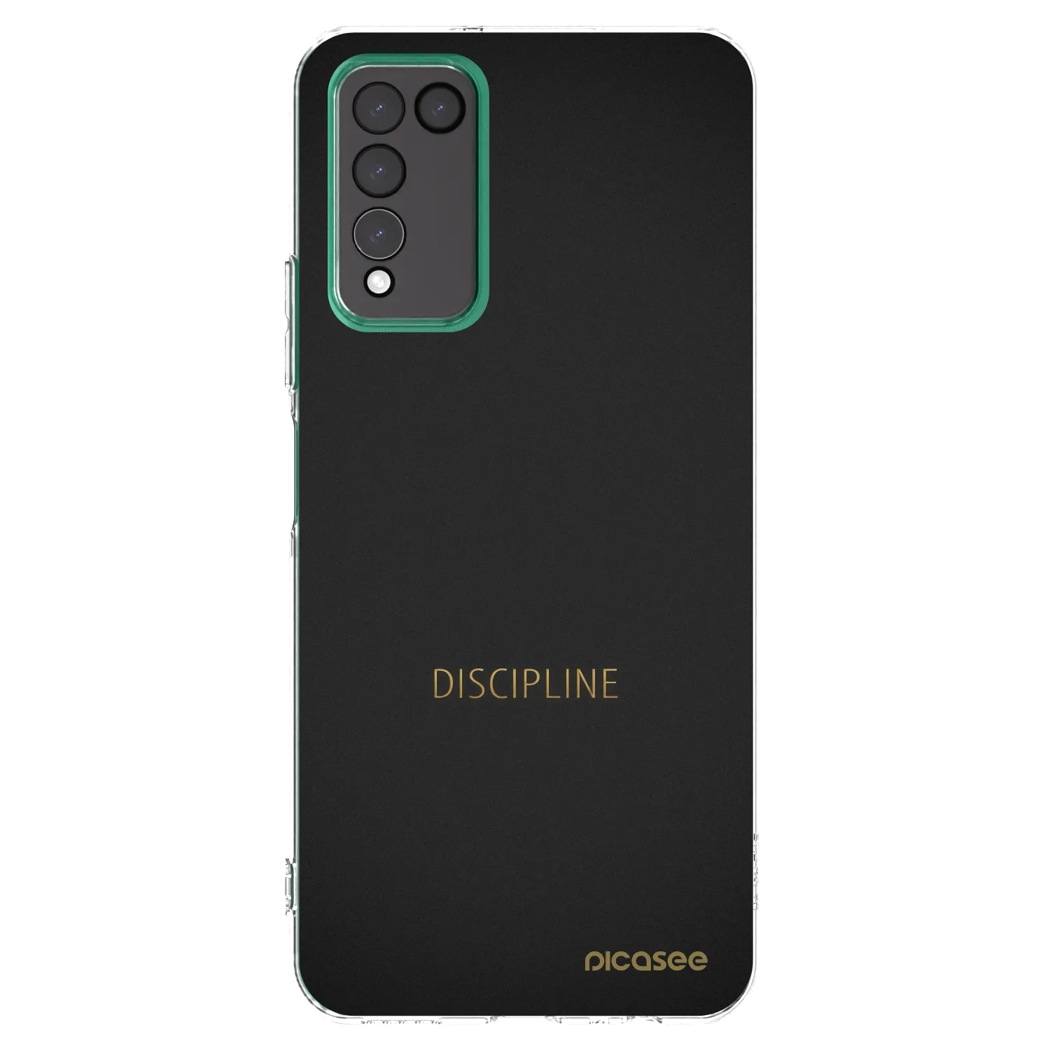Picasee silikonowe przeźroczyste etui na Honor 10X Lite - Discipline