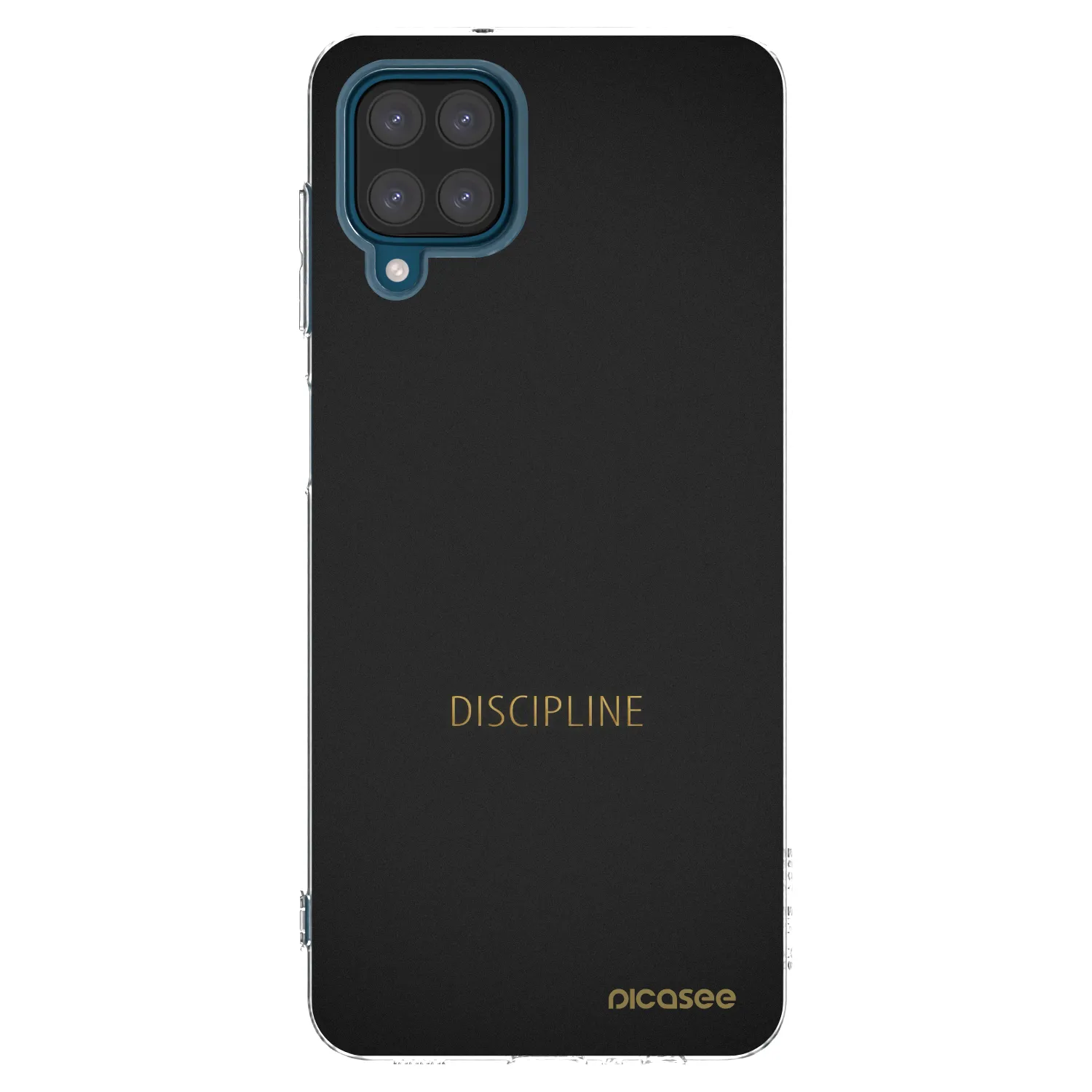 Picasee silikonowe przeźroczyste etui na Samsung Galaxy A12 A125F - Discipline