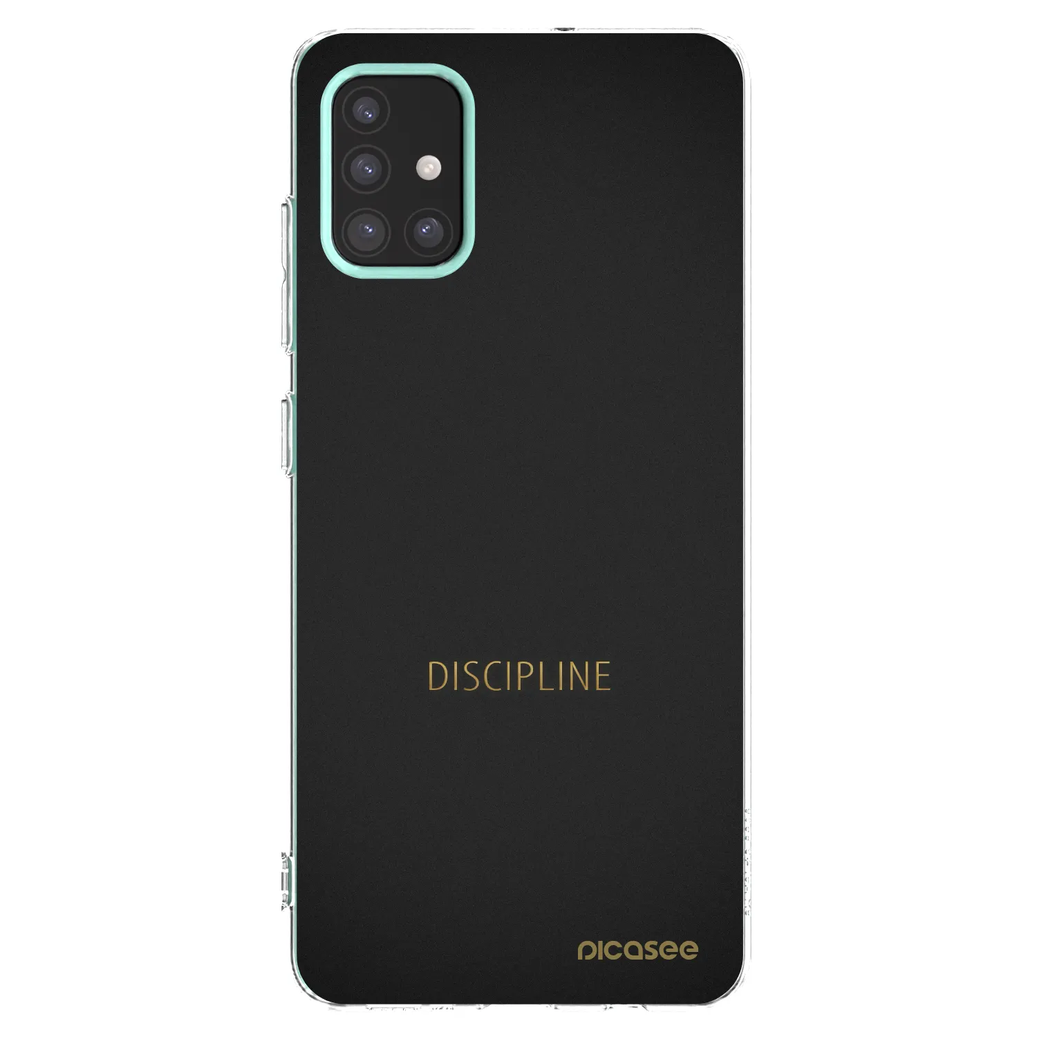 Picasee silikonowe przeźroczyste etui na Samsung Galaxy M31s - Discipline