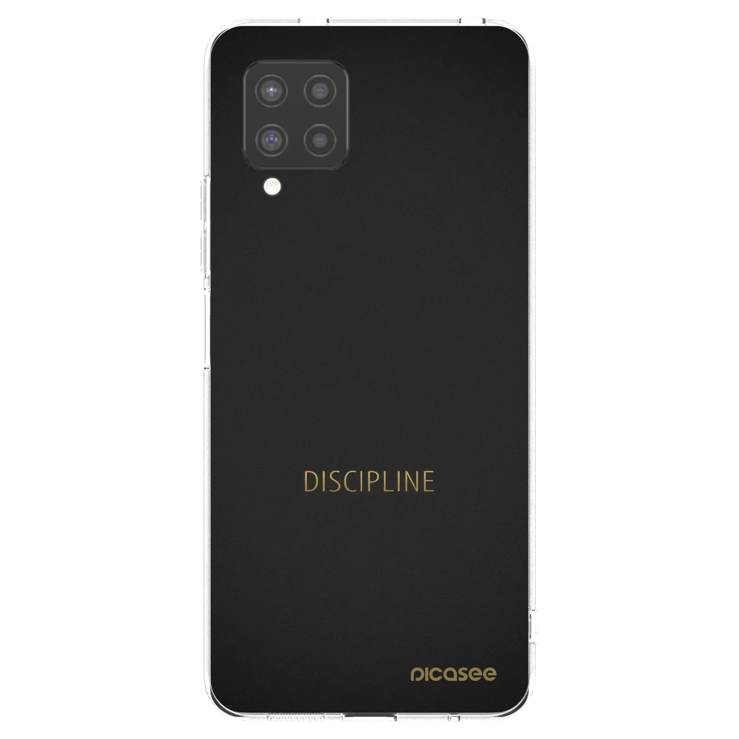 Picasee silikonowe przeźroczyste etui na Samsung Galaxy A42 A426B - Discipline