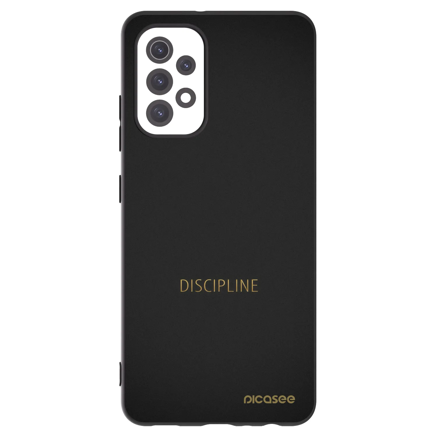 Picasee silikonowe czarne etui na Samsung Galaxy A32 5G A326B - Discipline