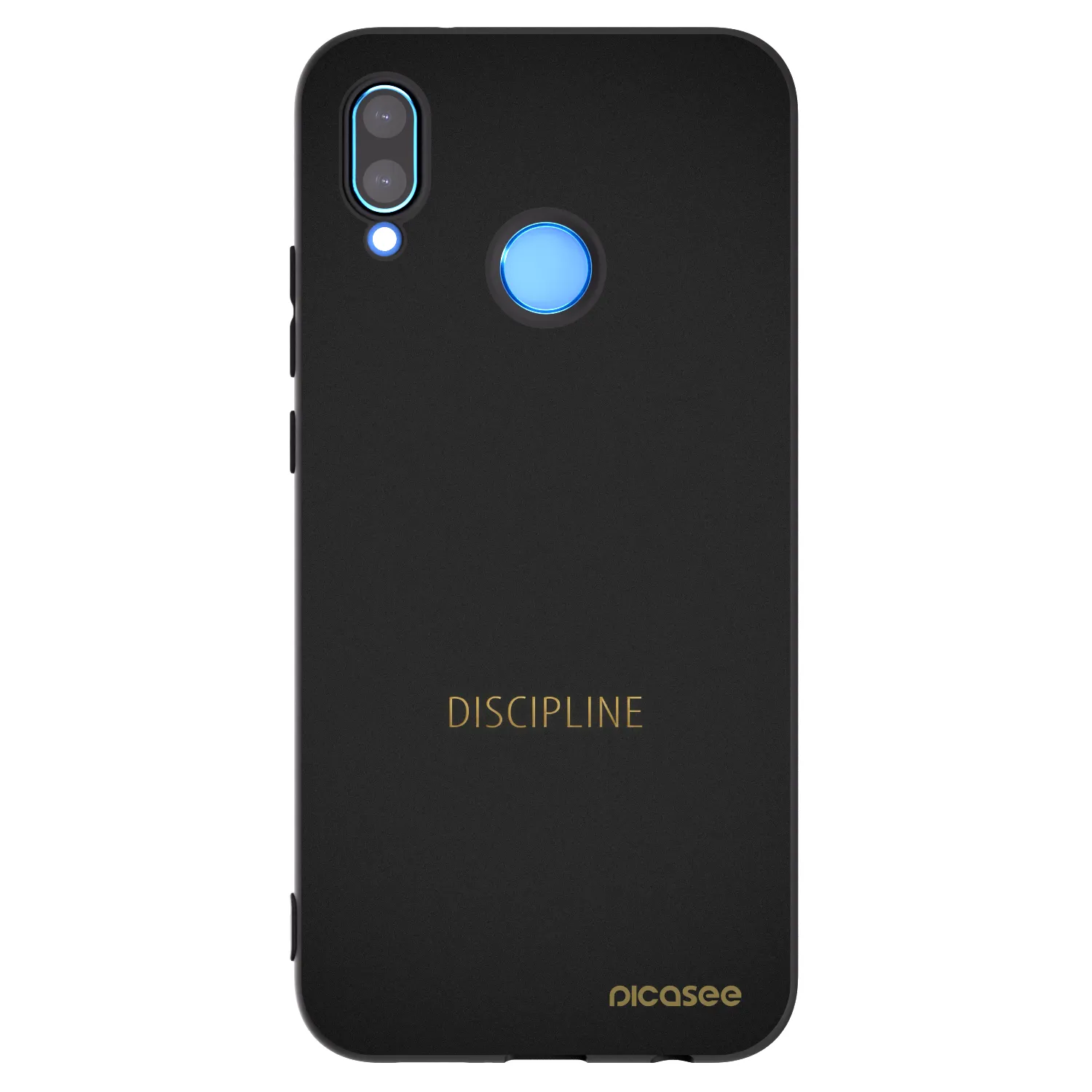 Picasee silikonowe czarne etui na Huawei Mate 40 Pro - Discipline