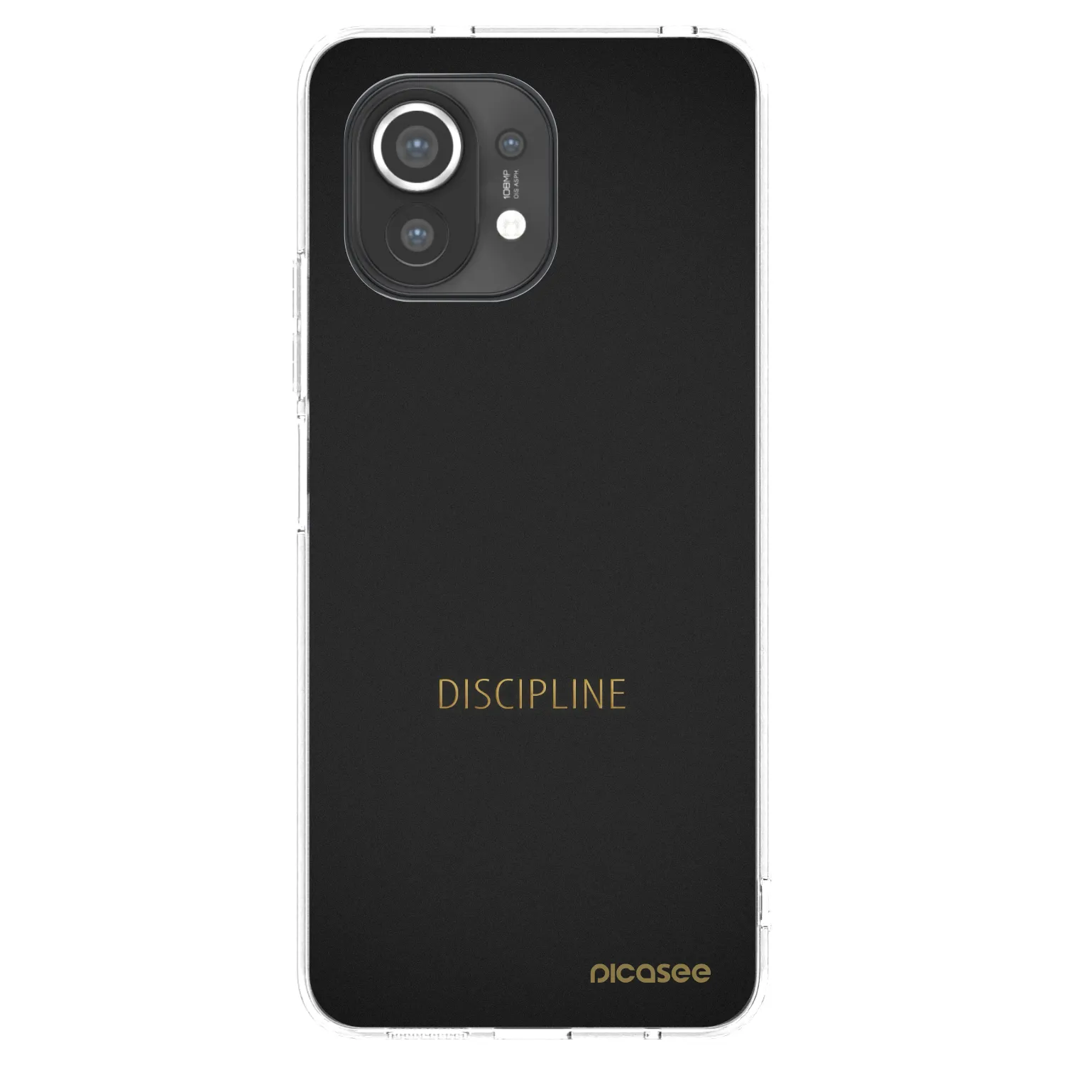 Picasee silikonowe przeźroczyste etui na Xiaomi Mi 11 - Discipline