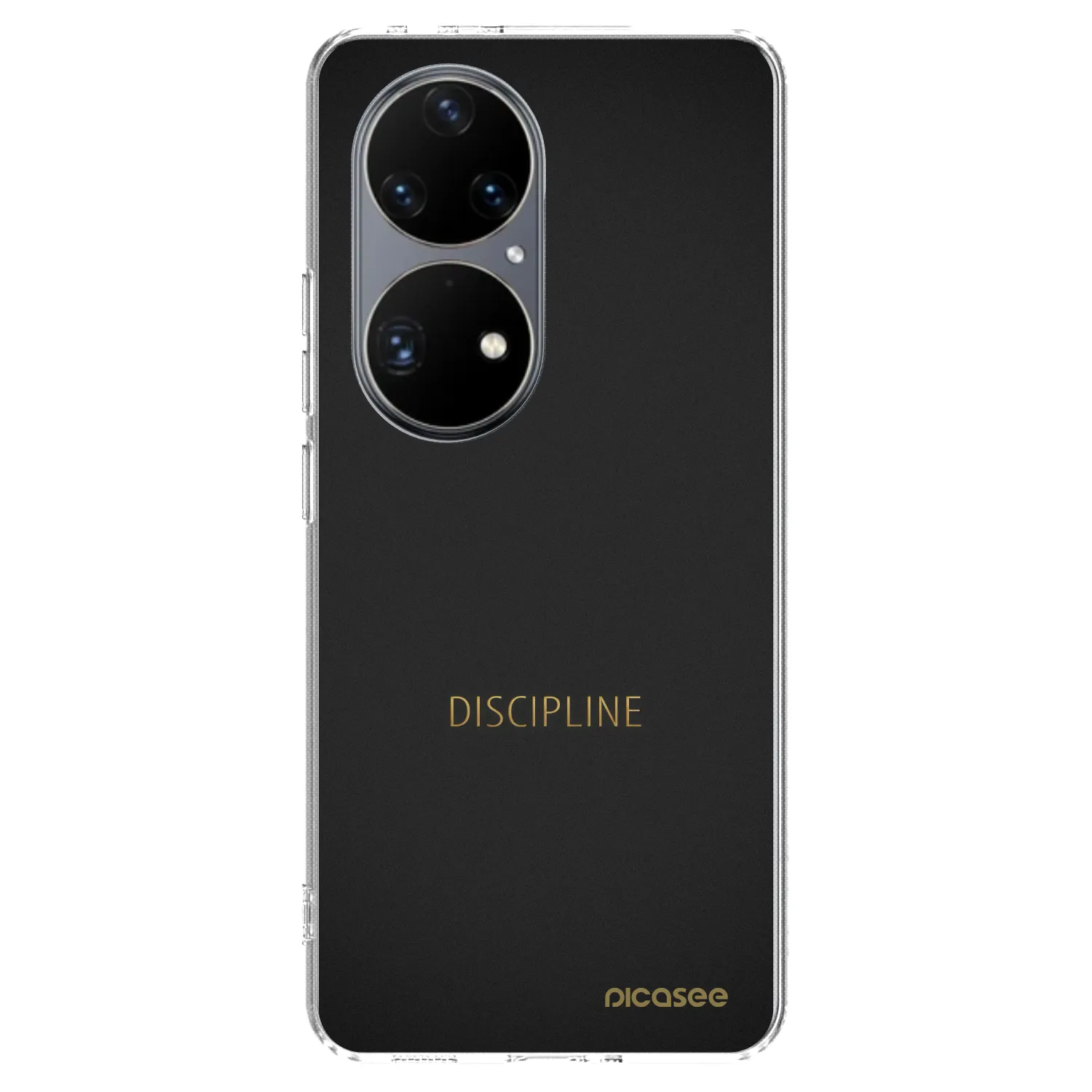 Picasee silikonowe przeźroczyste etui na Huawei P50 - Discipline
