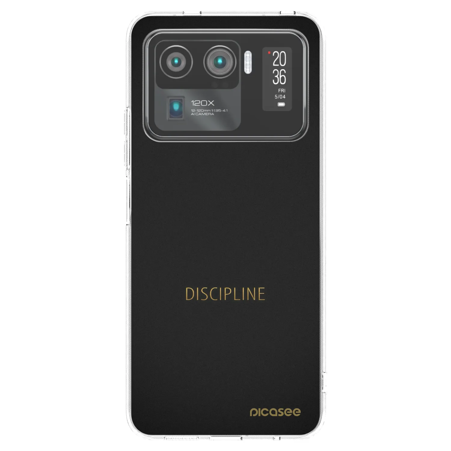 Picasee silikonowe przeźroczyste etui na Xiaomi Mi 11 Ultra - Discipline