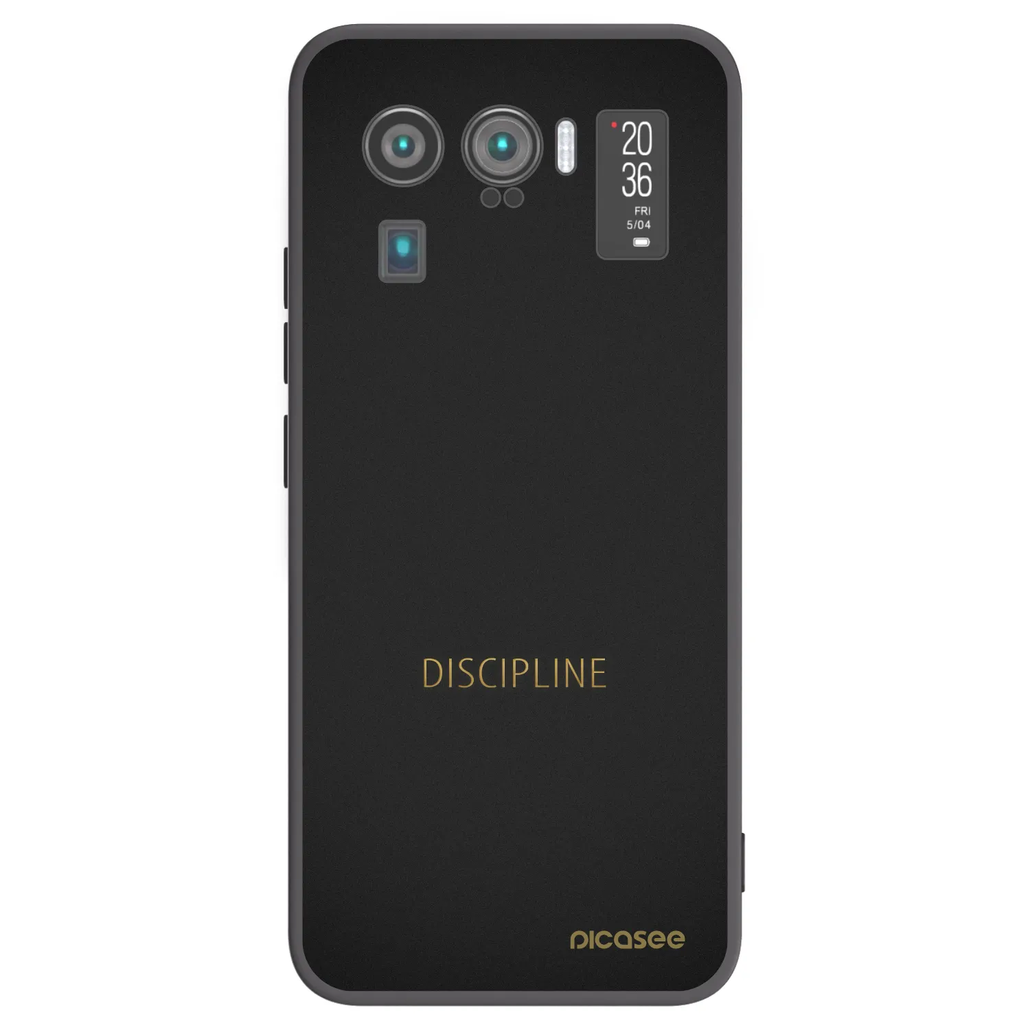 Picasee silikonowe czarne etui na Xiaomi Mi 11 Ultra - Discipline