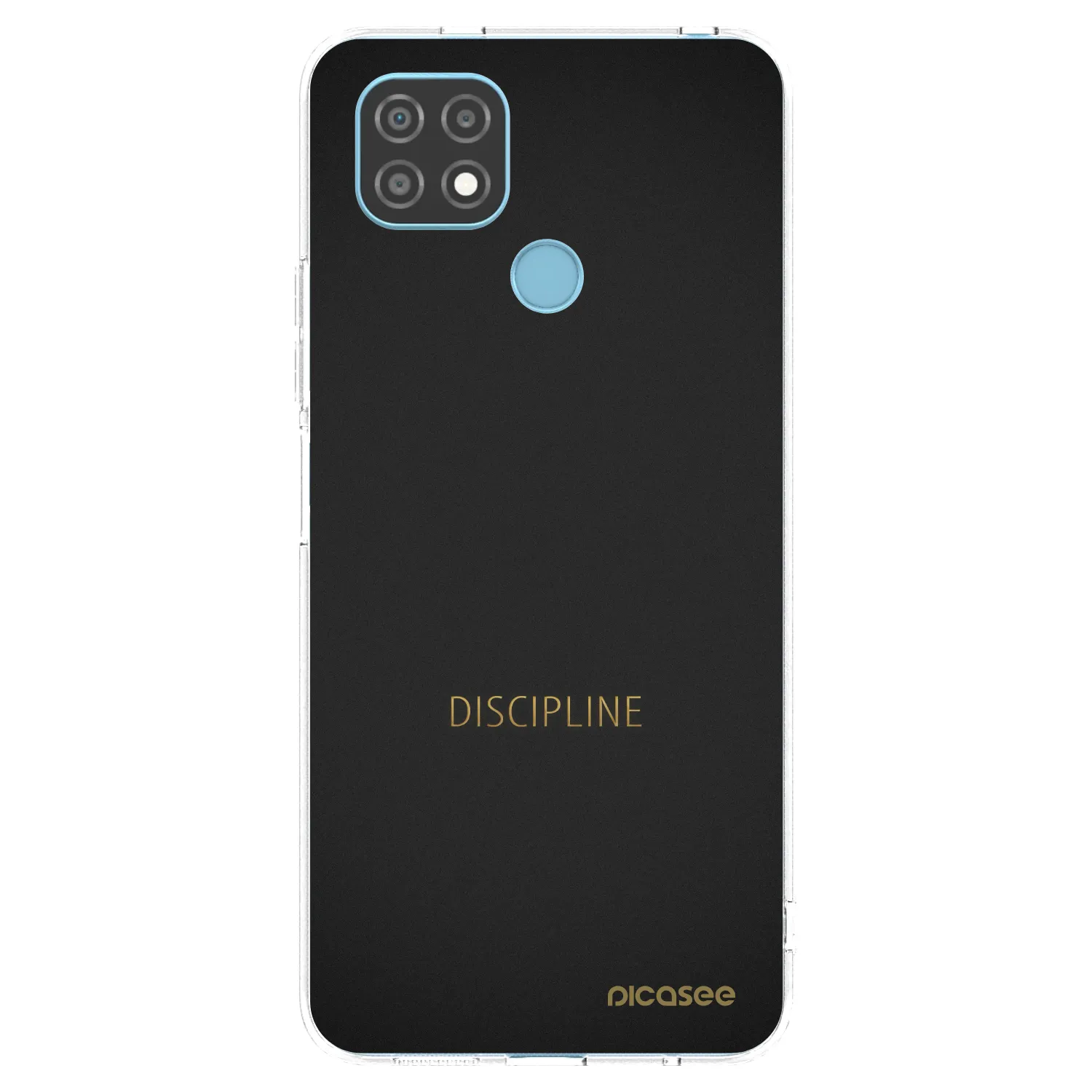 Picasee silikonowe przeźroczyste etui na Realme C21 - Discipline