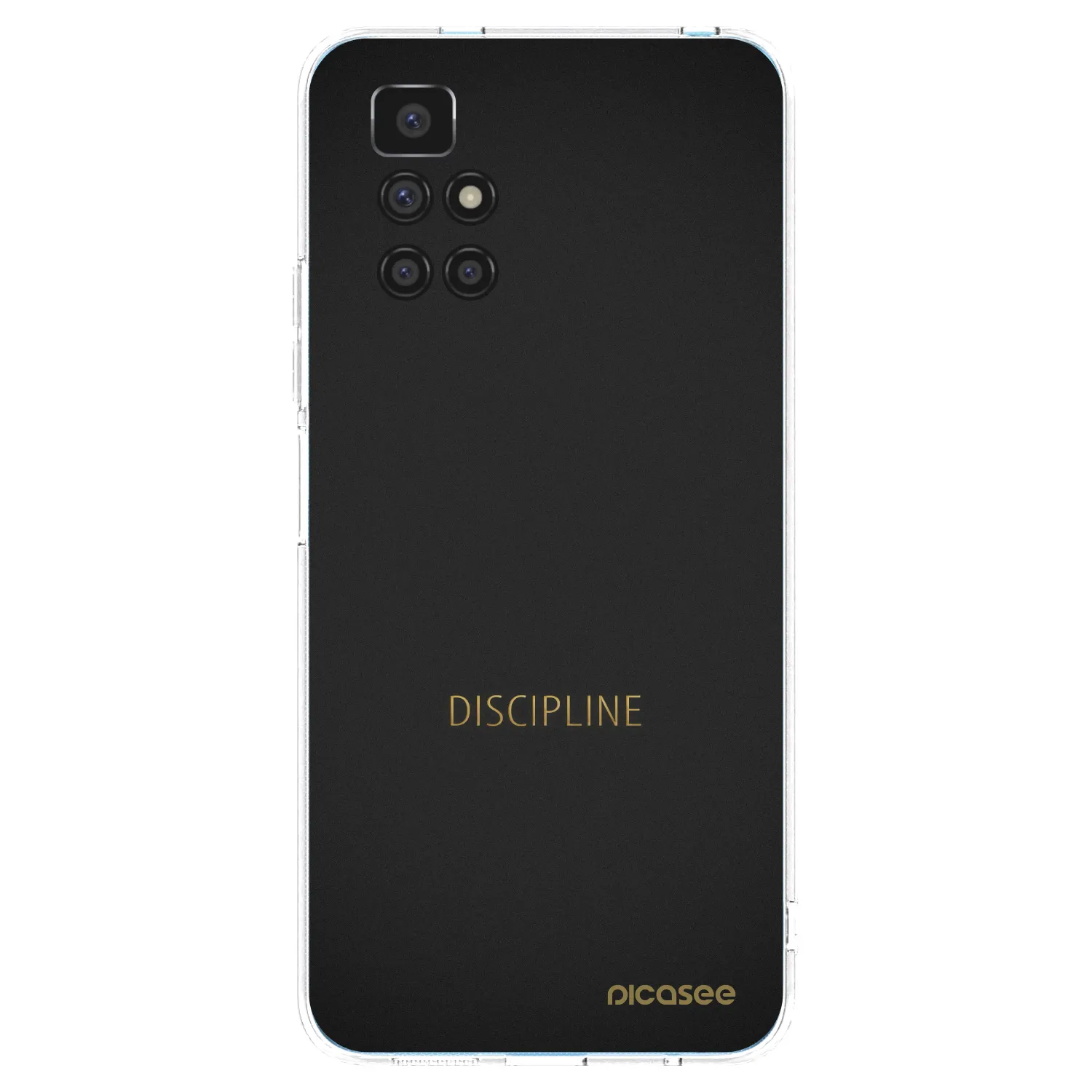 Picasee silikonowe przeźroczyste etui na Xiaomi Redmi 10 - Discipline