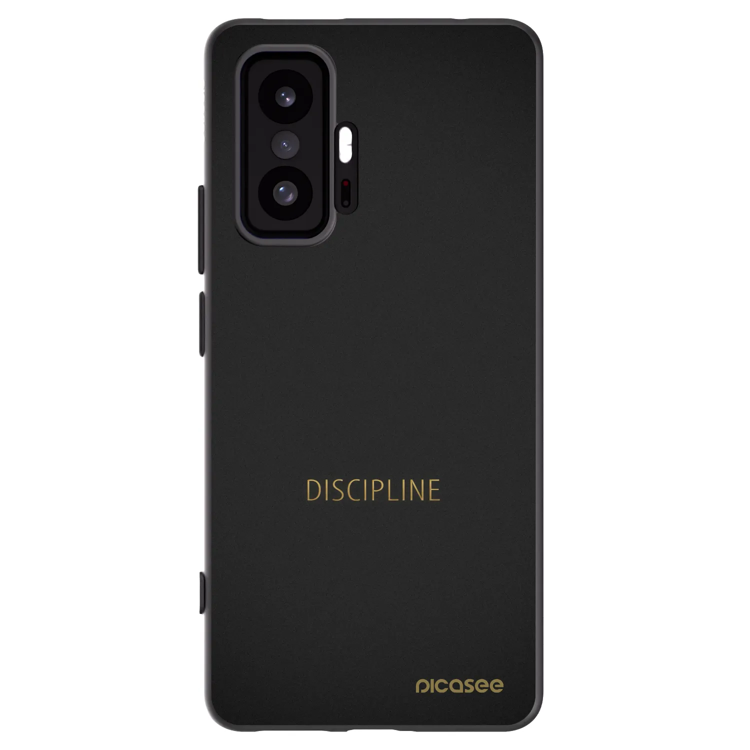 Picasee silikonowe czarne etui na Xiaomi 11T - Discipline