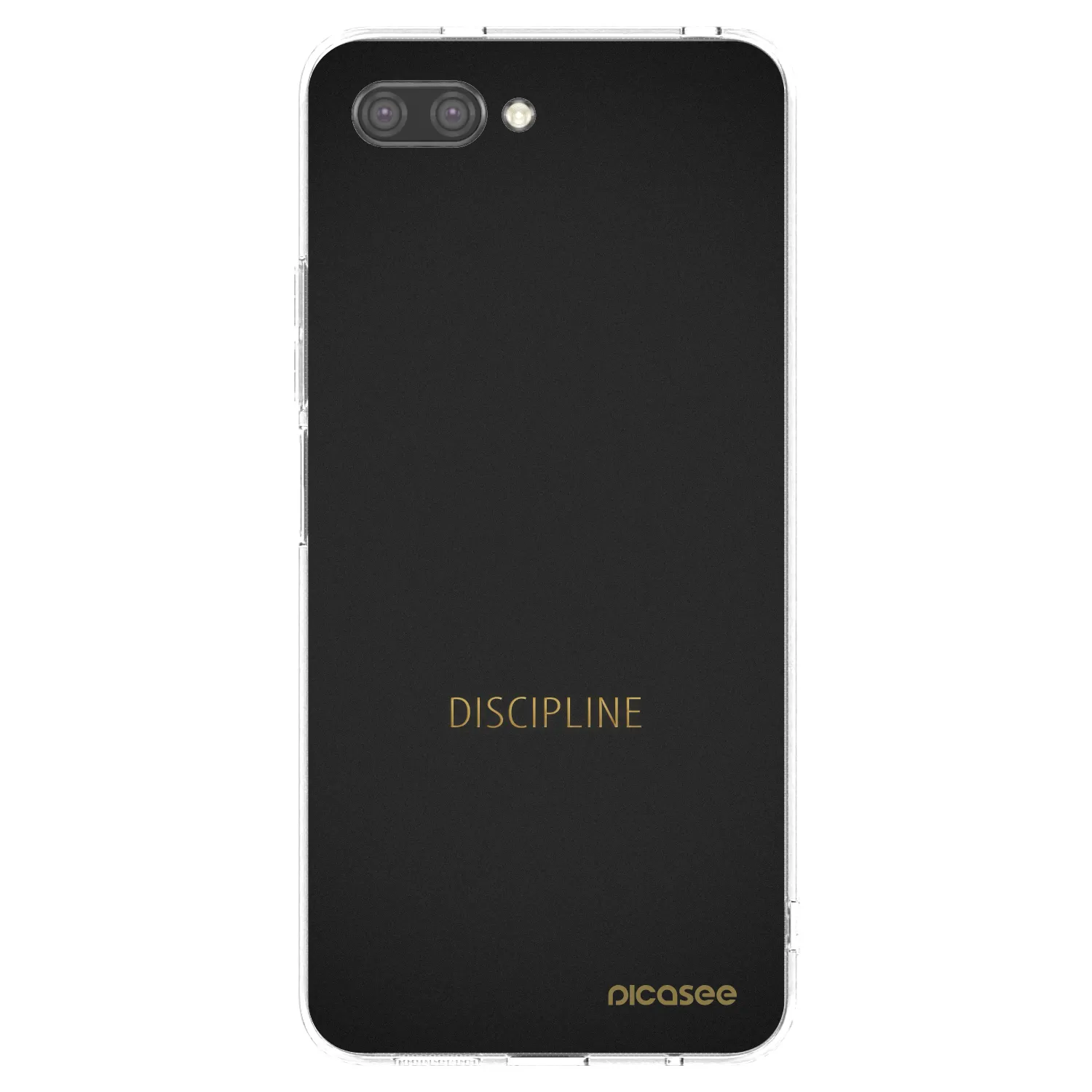 Picasee silikonowe przeźroczyste etui na Honor 10 - Discipline